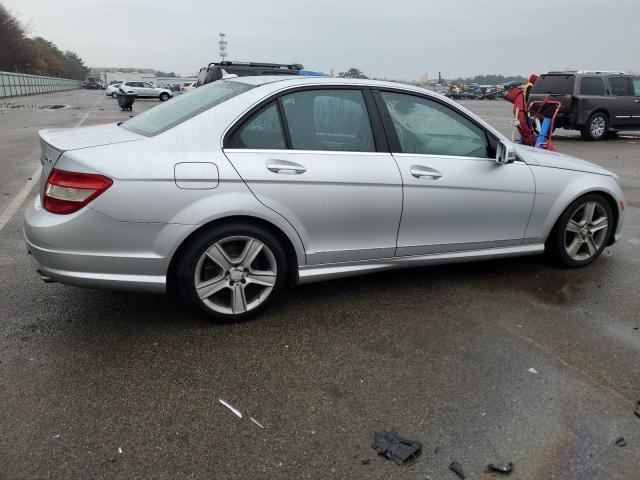 WDDGF8BB0BR179347 - 2011 MERCEDES-BENZ C 300 4MATIC SILVER photo 3