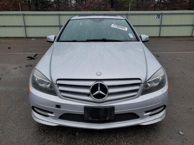 WDDGF8BB0BR179347 - 2011 MERCEDES-BENZ C 300 4MATIC SILVER photo 5