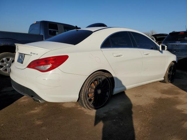 WDDSJ4GBXEN126662 - 2014 MERCEDES-BENZ CLA 250 4MATIC WHITE photo 3