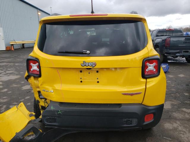 ZACCJBAB6HPG54240 - 2017 JEEP RENEGADE SPORT YELLOW photo 6