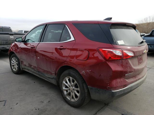 3GNAXSEV1JS633754 - 2018 CHEVROLET EQUINOX LT MAROON photo 2