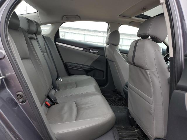 19XFC1F75KE017253 - 2019 HONDA CIVIC EXL ნაცრისფერი ფოტო 10