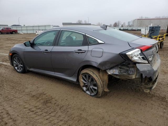 19XFC1F75KE017253 - 2019 HONDA CIVIC EXL GRAY photo 2