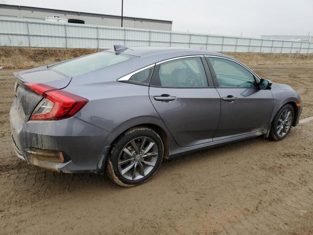 19XFC1F75KE017253 - 2019 HONDA CIVIC EXL GRAY photo 3