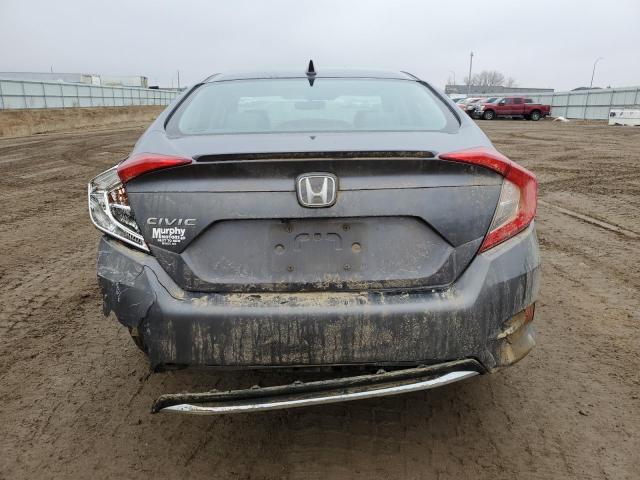 19XFC1F75KE017253 - 2019 HONDA CIVIC EXL GRAY photo 6