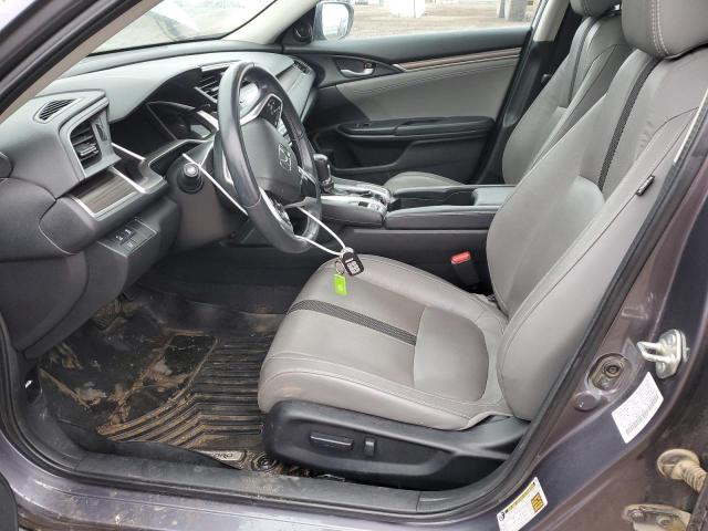 19XFC1F75KE017253 - 2019 HONDA CIVIC EXL ნაცრისფერი ფოტო 7