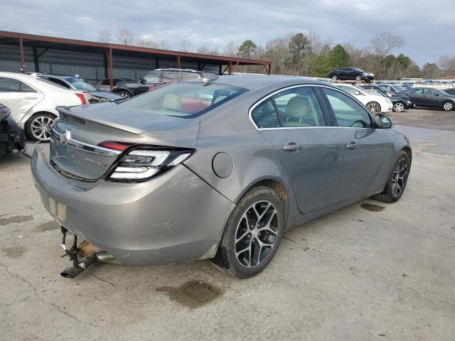 2G4GL5EX6H9149101 - 2017 BUICK REGAL SPORT TOURING GRAY photo 3