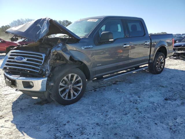1FTEW1EP4GKF76768 - 2016 FORD F150 SUPERCREW GRAY photo 1