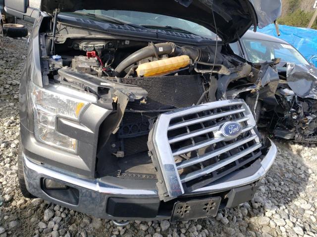 1FTEW1EP4GKF76768 - 2016 FORD F150 SUPERCREW GRAY photo 11