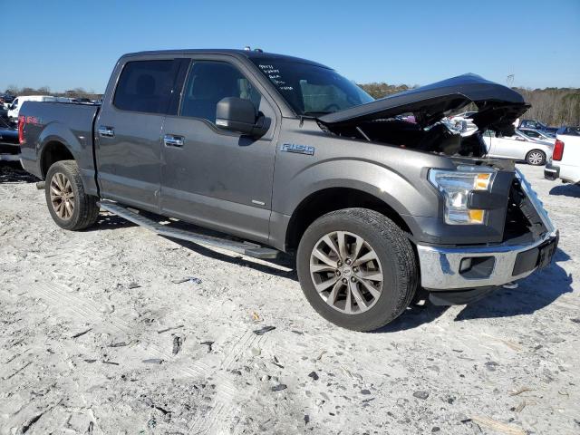 1FTEW1EP4GKF76768 - 2016 FORD F150 SUPERCREW GRAY photo 4