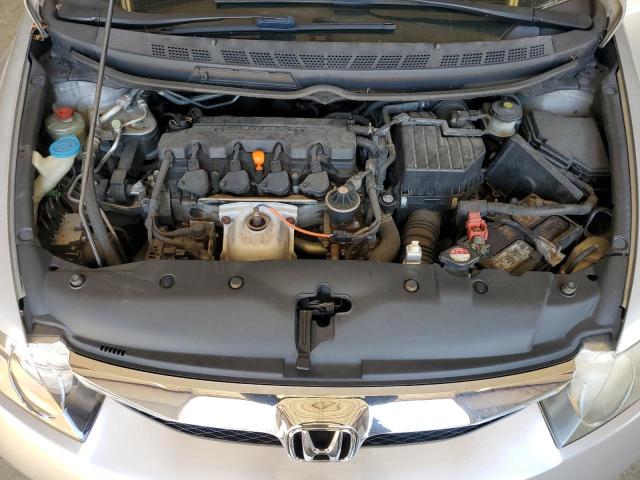 2HGFA1F98AH548801 - 2010 HONDA CIVIC EXL ვერცხლისფერი ფოტო 11