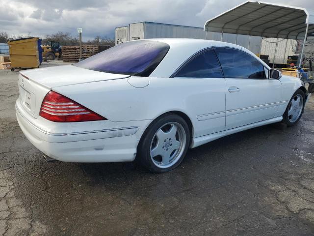 WDBPJ75JX4A040333 - 2004 MERCEDES-BENZ CL 500 WHITE photo 3