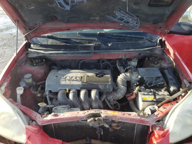 2T1KR32E45C905587 - 2005 TOYOTA COROLLA MA XR RED photo 11