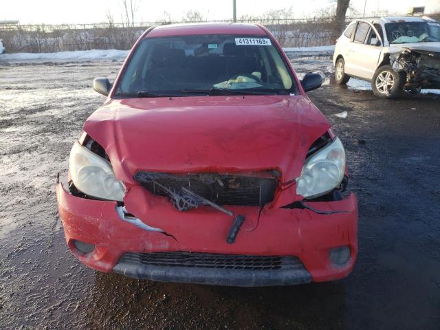 2T1KR32E45C905587 - 2005 TOYOTA COROLLA MA XR RED photo 5