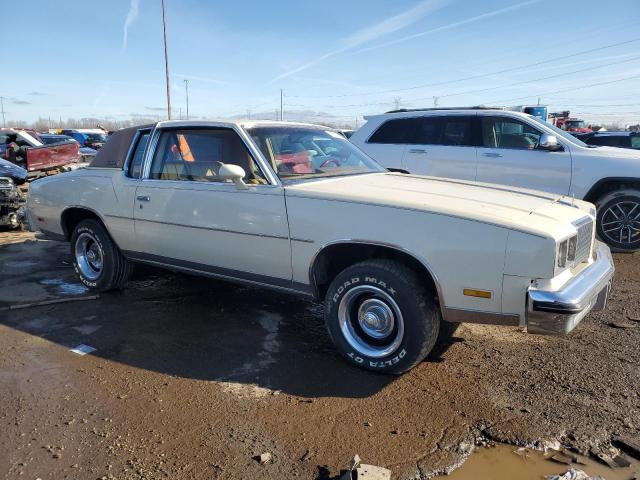 3M47FAM438640 - 1980 OLDSMOBILE CUTLASS TAN photo 4