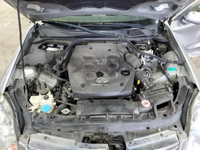 JNKCV51E94M109690 - 2004 INFINITI G35 GRAY photo 11