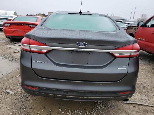 3FA6P0HD7JR252218 - 2018 FORD FUSION SE GRAY photo 6