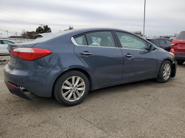 KNAFX4A87F5316795 - 2015 KIA FORTE EX GRAY photo 3