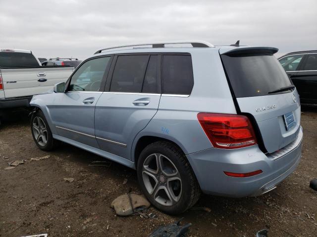 WDCGG0EB7EG228591 - 2014 MERCEDES-BENZ GLK 250 BLUETEC BLUE photo 2