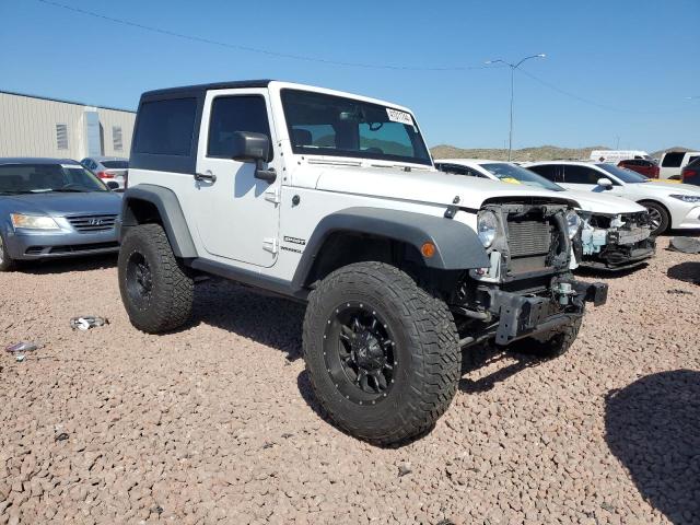 1C4AJWAGXFL676107 - 2015 JEEP WRANGLER SPORT WHITE photo 4