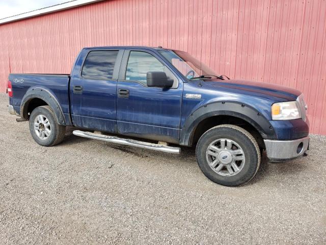 1FTRW14W38FC34197 - 2008 FORD F150 SUPERCREW BLUE photo 4