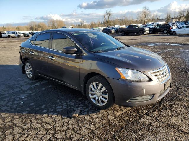 3N1AB7AP4DL740357 - 2013 NISSAN SENTRA S GRAY photo 4