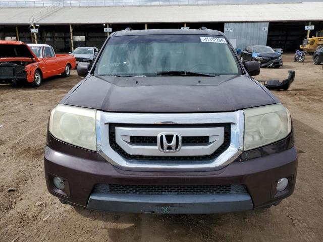 5FNYF38629B020292 - 2009 HONDA PILOT EXL BURGUNDY photo 5