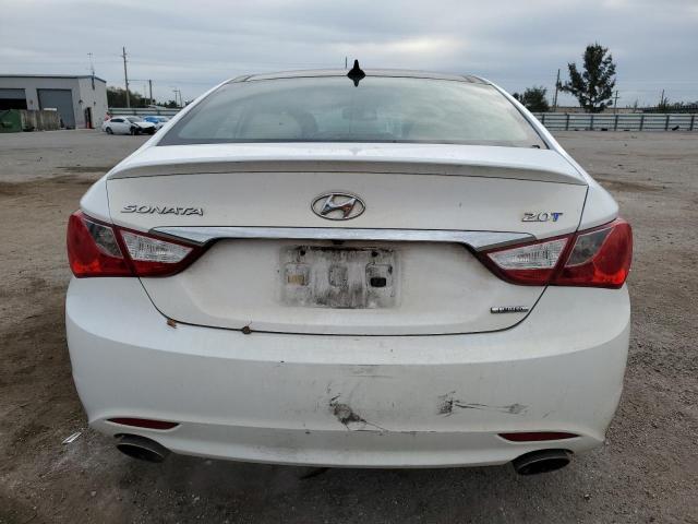 5NPEC4AB6CH499916 - 2012 HYUNDAI SONATA SE WHITE photo 6