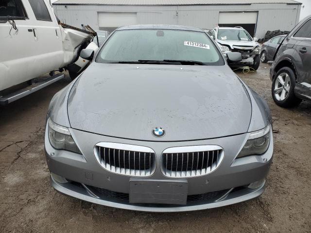 WBAEA53538CV90208 - 2008 BMW 650 I GRAY photo 5