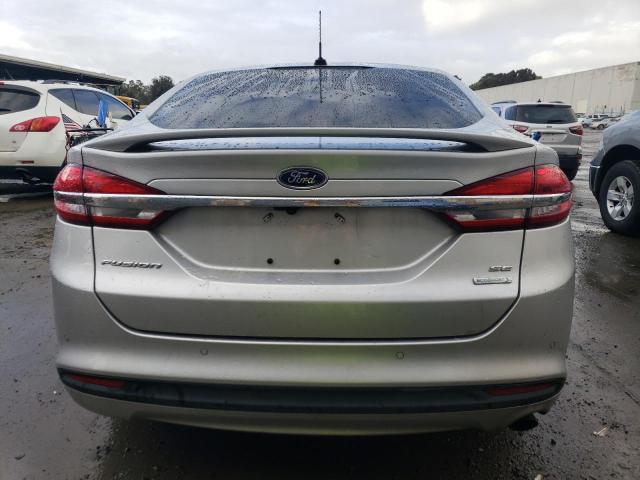 3FA6P0HD3JR241278 - 2018 FORD FUSION SE SILVER photo 6