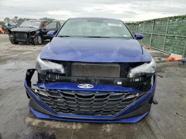 KMHLN4AG0NU254434 - 2022 HYUNDAI ELANTRA SEL BLUE photo 5