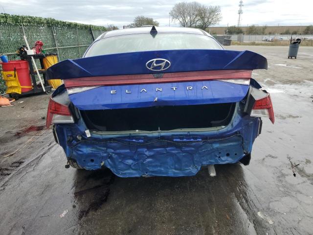 KMHLN4AG0NU254434 - 2022 HYUNDAI ELANTRA SEL BLUE photo 6