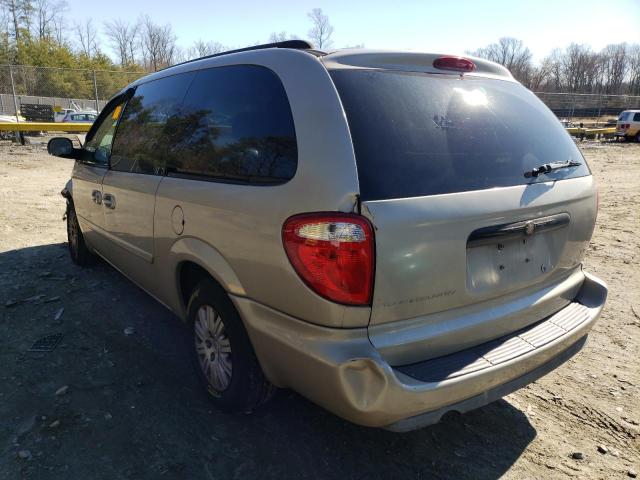 2A4GP44R46R779664 - 2006 CHRYSLER TOWN & COU LX BEIGE photo 2