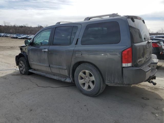 5N1AA08B55N730158 - 2005 NISSAN ARMADA SE GRAY photo 2