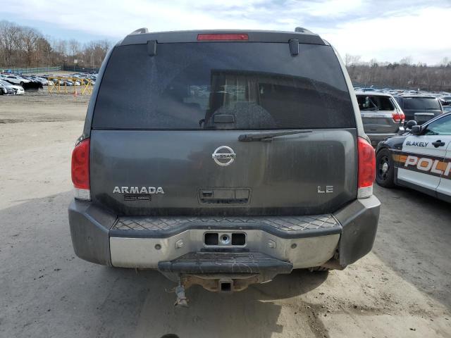 5N1AA08B55N730158 - 2005 NISSAN ARMADA SE GRAY photo 6