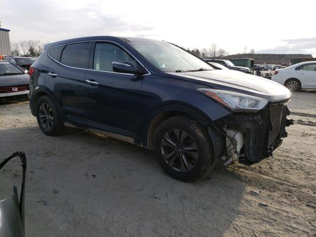 5XYZU3LB5DG082544 - 2013 HYUNDAI SANTA FE S BLUE photo 4