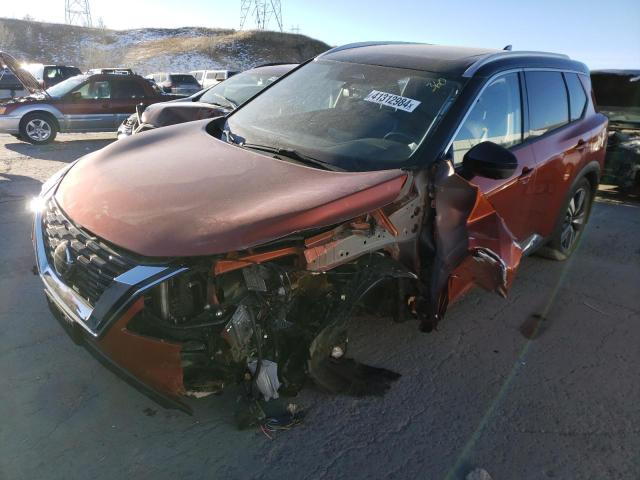 JN8AT3CB5MW221532 - 2021 NISSAN ROGUE SL ORANGE photo 1