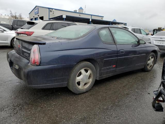 2G1WX15K429277323 - 2002 CHEVROLET MONTE CARL SS BLUE photo 3