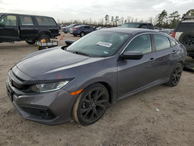 2HGFC2F84LH602508 - 2020 HONDA CIVIC SPORT GRAY photo 1