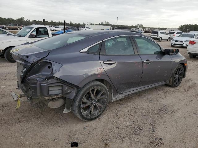 2HGFC2F84LH602508 - 2020 HONDA CIVIC SPORT GRAY photo 3