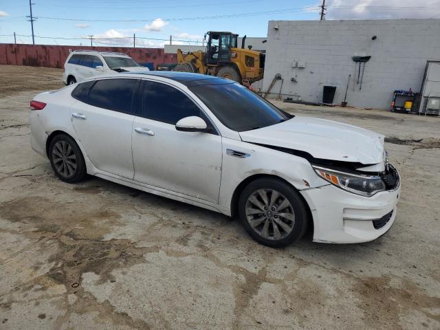 5XXGU4L32HG143042 - 2017 KIA OPTIMA EX WHITE photo 4