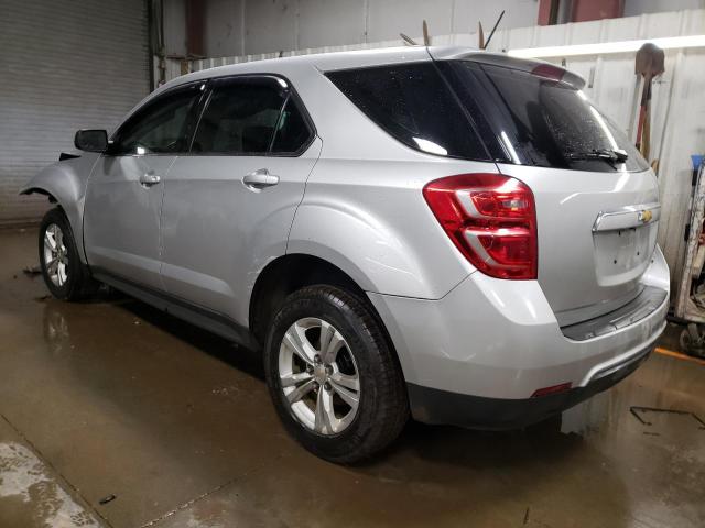 2GNALBEK0G1132831 - 2016 CHEVROLET EQUINOX LS SILVER photo 2