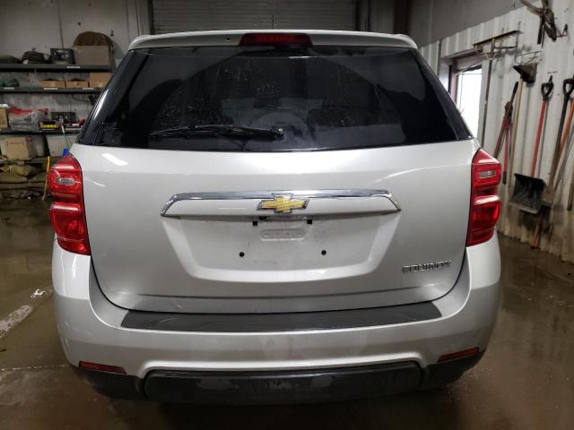 2GNALBEK0G1132831 - 2016 CHEVROLET EQUINOX LS SILVER photo 6