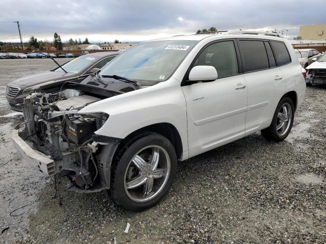 JTEDK3EHXA2154678 - 2010 TOYOTA HIGHLANDER LIMITED WHITE photo 1