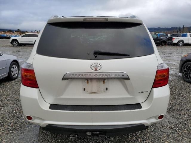 JTEDK3EHXA2154678 - 2010 TOYOTA HIGHLANDER LIMITED WHITE photo 6