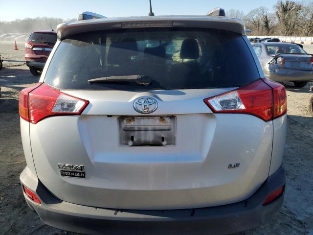 JTMZFREV9FJ045942 - 2015 TOYOTA RAV4 LE SILVER photo 6