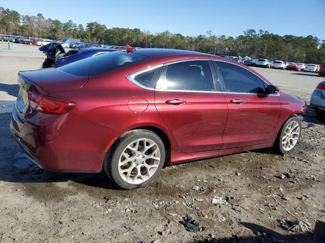 1C3CCCEG9FN523710 - 2015 CHRYSLER 200 C RED photo 3