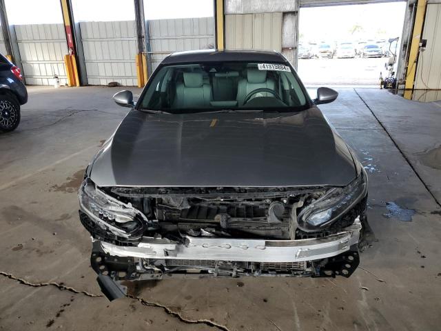 1HGCV3F1XKA005950 - 2019 HONDA ACCORD HYBRID SILVER photo 5