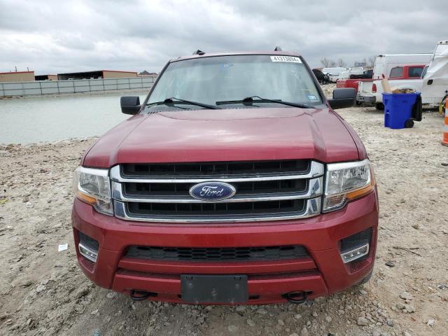1FMJU1JT5HEA49275 - 2017 FORD EXPEDITION XLT RED photo 5