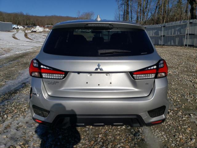 JA4ARUAU5MU017100 - 2021 MITSUBISHI OUTLANDER ES SILVER photo 6